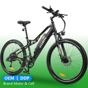Vélo de montagne électrique GOSEN 500W 48V, 27,5 pouces, frein à disque hydraulique en alliage, 9 vitesses, VTT, vélo électrique - Product Image 1