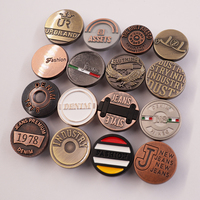 Usine de boutons Jinyi, accessoires vestimentaires, boutons métalliques vintage personnalisés avec logo gravé, boutons et rivets pour jeans en denim