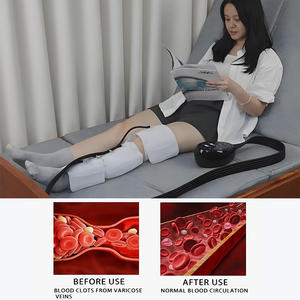 Solusi revolusioner untuk Unit terapi kompresi DVT portabel 5 ruang pemijat tekanan udara untuk penghilang nyeri kaki - Product Image 5