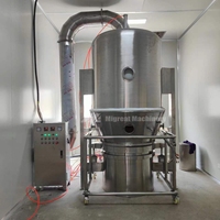 Séchoir à lit fluidisé automatique multifonction en acier inoxydable avec chauffage électrique pour la transformation alimentaire, les herbes sèches, les granulés et les liquides
