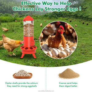 เครื่องให้อาหารไก่แบบอัตโนมัติ WS33 พร้อมรีโมทคอนโทรลผ่านแอพ ไม่สิ้นเปลืองอาหาร สำหรับไก่ในสวนหลังบ้าน - Product Image 1