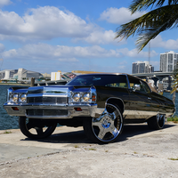 Roues à disque de taille personnalisée 24x12 24x14 26x14 26x16 28x16 30x16 Roues forgées polies 5x115 pour Donk Chevrolet Impala Caprice