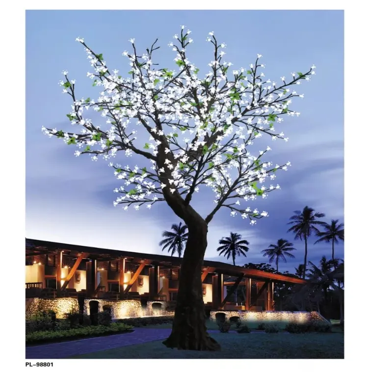 Светодиодная лампа с изображением кокосовой пальмы