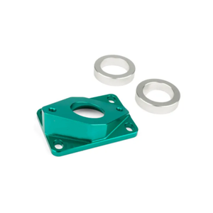 Oem fresatura Cnc parti del motociclo 28mm alluminio verde anodizzato AM6 collettore di aspirazione dal vostro disegno - Product Image 4