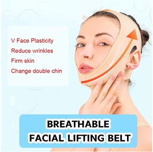 Fascia per il Viso Personalizzabile con LOGO, Ecologica in Cotone, Morbida e Traspirante, per Sollevamento e Rassodamento del Doppio Mento - Product Image 6