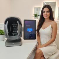 Mesin Analisis Rambut Laris Manis untuk Penggunaan di Rumah, Penganalisis Kulit, Detektor Folikel Rambut, Pemindai Kulit Kepala untuk Salon Kecantikan Rambut