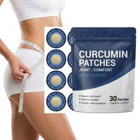 Patchs de curcumine de haute qualité (30 pièces) pour soutenir la santé des articulations et améliorer la flexibilité