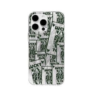 เคสมือถือลายบัตรเล่นโชคดี S24 S25 VIVO IPhone17 16 15 14 PRO MAX เลนส์ TPU ป้องกันลายนิ้วมือกันกระแทก - Product Image 1
