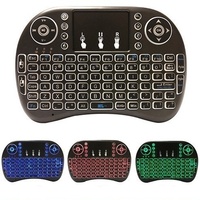 I8 Keyboard Nirkabel Mini Keyboard Flying Mouse Remote Control Udara Baterai Lithium Remote Control Lampu Latar Tiga Warna