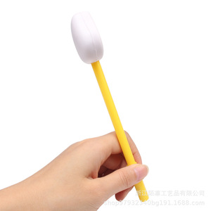 Cartoon Egg Shape Pen Cap <b>Plastic</b> Novelty Gift Item - Product Image 2