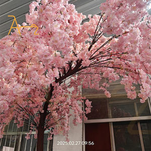 Venta directa del fabricante, árbol grande de plástico, decoración para fiesta de boda, árbol Artificial de Año Nuevo, planta verde, árbol de Sakura - Product Image 4