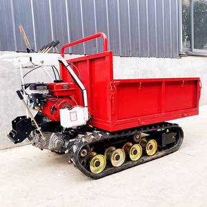 Transportador de Orugas con Volquete Hidráulico, Aprobado por la CE, Cubeta de 1.2*1.1*40cm, Motor Diésel, Ideal para Logística Todoterreno - Product Image 1