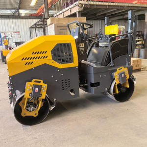 Machines de construction 2 tonnes 3 tonnes 4 tonnes 5 tonnes 6 tonnes 8 tonnes compacteur complet à rouleaux hydrauliques à vibration à tambour unique - Product Image 1