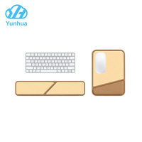 Ensemble repose-poignets ergonomique en gel de silicone pour clavier et souris, motif dessin animé, antidérapant, avec support de poignet, logo personnalisé pour le bureau (en stock)