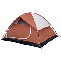 Tente de camping double couche, une chambre, quatre saisons, pliable, protection solaire, protection contre la pluie, randonnée, bâche imperméable 2-en-1