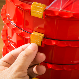 Nhà máy đa lớp vương miện khóa trái cây khô hộp nhựa hộp <span class=keywords><strong>container</strong></span> snack hạt kẹo nhựa lưới thực phẩm lưu trữ hộp - Product Image 3