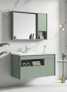 Mueble de <span class=keywords><strong>baño</strong></span> de madera contrachapada montado en la pared, gran oferta en <span class=keywords><strong>Amazon</strong></span> lavamanos - Product Image 3