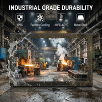 Panel de Pantalla Táctil Industrial para Montaje en Panel Externo, PC sin Ventilador con Montaje VESA para Línea de Producción, Terminal HMI