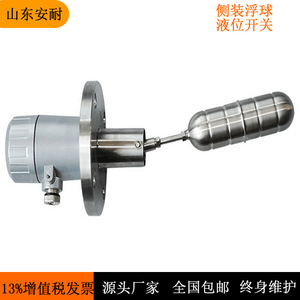 Sensor de nivel de líquido de acero inoxidable 0-2000mm 220V 24V con montaje de brida a prueba de explosiones para control de líquidos - Product Image 4
