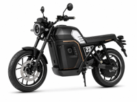 Moto électrique rétro Cafe Racer 3000W, batterie au plomb-acide 72V 35Ah, vitesse maximale de 80 km/h, autonomie de 60-80 km, freins à disque doubles