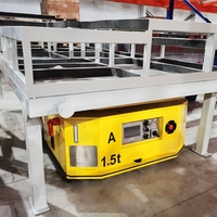 Robot de manutention intelligent AGV à charge lourde personnalisé Voiture de nivellement à chariot RGV Voiture plate-forme électrique à voie automatique
