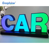 Letrero Luminoso LED Personalizado con Iluminación Frontal, Letras de Canal 3D, Letrero Luminoso Comercial, Señalización para Tiendas, Publicidad Exterior, Acrílico