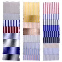 Men's Custom Casual Stripe Yarn Dyed 100% Cotton Shirt Fabric