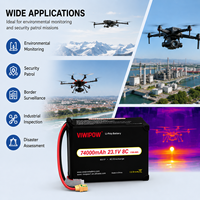 Baterai Drone Semi-solid State Kelas Pabrik 74000mAh 23.1V 8C untuk Pengiriman, Drone Pemadam Kebakaran, Laju Pengosongan Tinggi, Layanan OEM