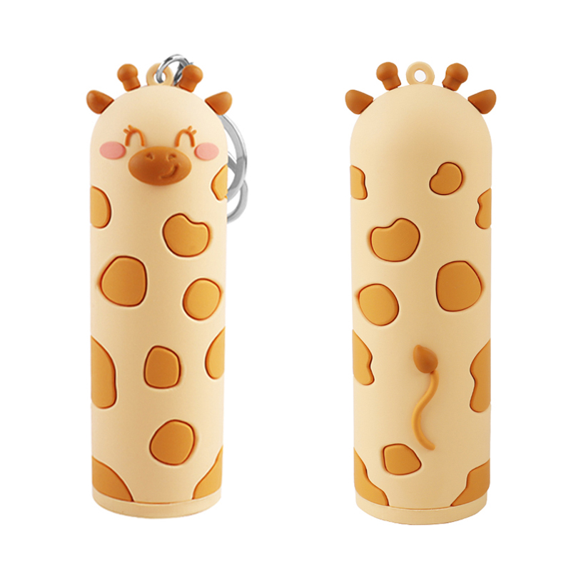 พาวเวอร์แบงค์พวงกุญแจทรงกราฟเฟ น้ำตาล