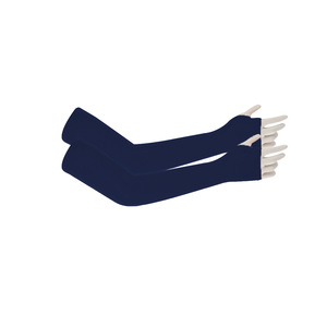 Manchons de protection solaire sans doigts pour enfants, longs, anti-UV, en soie glacée, pour sports de plein air, motif couleur unie - Product Image 3