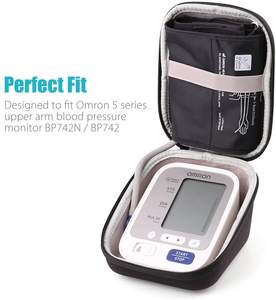 Saco de viagem para estojo rígido, para <span class=keywords><strong>omron</strong></span> bp742n, monitor de pressão arterial no braço, estojo de transporte - Product Image 2