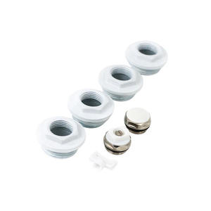 Kits de capuchons d'accessoires pour <span class=keywords><strong>radiateur</strong></span> en <span class=keywords><strong>fonte</strong></span> 26/34 avec valve de purge en laiton 1/2\" 3/4\" et bouchon - Product Image 1