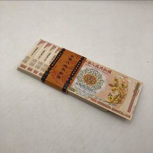 1000 pezzi drago giallo cinese e fenice banconota da cento dollari in scatola di legno di drago intagliato per regali souvenir - Product Image 2