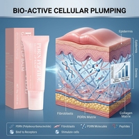 Baume à lèvres repulpant PDRN Peptide Jelly Gloss Brillant et Éclatant, Hydratant et Teinté, Marque Privée
