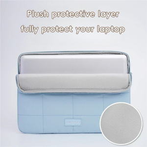 Housse de transport rectangulaire en polyester pour ordinateur portable, idéale pour l'école, les voyages et le travail, compatible avec les ordinateurs portables de 14 et 15,6 pouces, sacoche rembourrée pour ordinateur portable - Product Image 2
