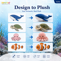 Meilleures ventes de jouets en peluche d'animaux marins |   Animaux en peluche marins personnalisés OEM ODM pour les magasins de musées et les cadeaux éducatifs