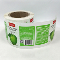 Savon liquide pour les mains avec peau naturelle et biologique de fabricant de marque privée Savon au lait de chèvre avec étiquette en papier vinyle personnalisé