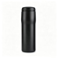 Bouteille isotherme en acier inoxydable de 480 ml, style japonais, compacte, pour voiture et voyage, double paroi isolée, 12-24 heures, pour la rentrée scolaire, avec poignée