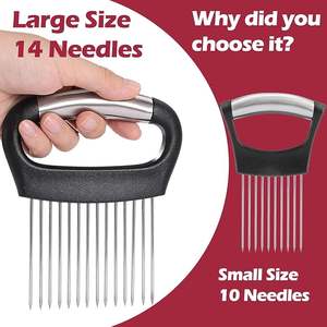 Cortador de Cebolla de Acero Inoxidable Mumulo, Picador de Vegetales para Rebanar y Almacenar Cebollas, Tomates, Huevos y Vegetales - Apto para Lavavajillas - Product Image 3