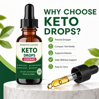 Gouttes liquides Keto Premium haute concentration avec compte-gouttes de précision pour le soutien de la cétose et le stimulation du métabolisme