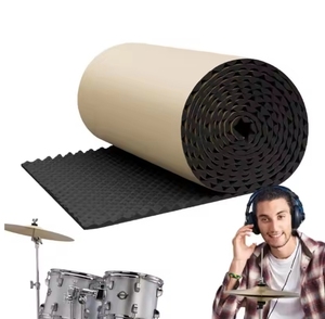 Fonoassorbente pannello fonoassorbente pannelli acustici autoadesivi barriera acustica per auto Studio impermeabile imbottitura insonorizzata - Product Image 4