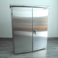 Boîte de distribution en acier IP65 pour l'extérieur, boîtier électrique solaire photovoltaïque 600x400x200mm