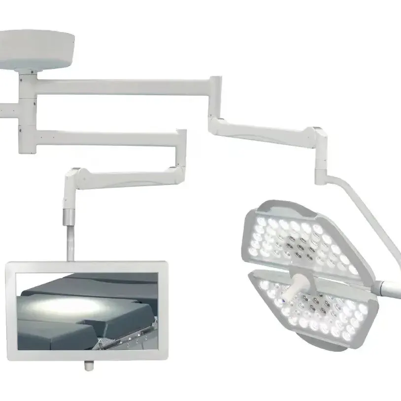 Grande doppio soffitto Shadowless visita medica chirurgica Mobile lampada operatoria a LED luce di funzionamento