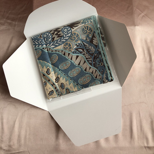 Fabricant de boîtes d'emballage pour mouchoirs en papier, boîtes cadeaux vides pour petits foulards carrés, vente en gros - Product Image 2