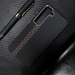 Funda Rígida Magnética de Carga Inalámbrica con Textura de Fibra de Carbono Kevlar para Samsung S26 Ultra S25 Plus S24 <span class=keywords><strong>S23</strong></span> S22 A56 - Product Image 5
