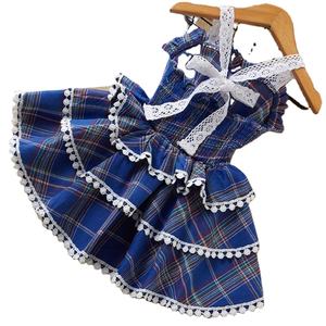 Artículos Más Vendidos, Vestidos de Princesa con Encaje a Cuadros Estilo Coreano para Niñas, Vestidos de Verano con Encaje y Tirantes - Product Image 1