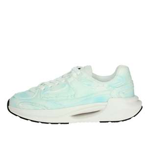 <b>D</b>.A.T.<b>E</b>. Men's Sneakers M401-VL-DN-FR White <b>Light</b> Blue Canvas Trendy Shoes Size 42 - Product Image 1