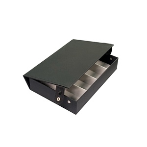 Tùy chỉnh đa-lưới kính hiển thị khay 4 khe cắm PU Kính mắt lưu trữ trường hợp hộp hiển thị - Product Image 6