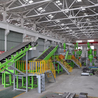 Planta de Reciclaje Automática de Alta Capacidad, Máquina de Cambio de Neumáticos, Trituradora de Neumáticos de Desecho TDF/TDA, Trituradora de Caucho con Control PLC