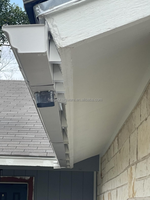Embouts de gouttière en aluminium estampé pour tuyaux de 5 et 6 pouces, couvercles d'extrémité gauche et droit, raccords de drainage des eaux pluviales extérieurs